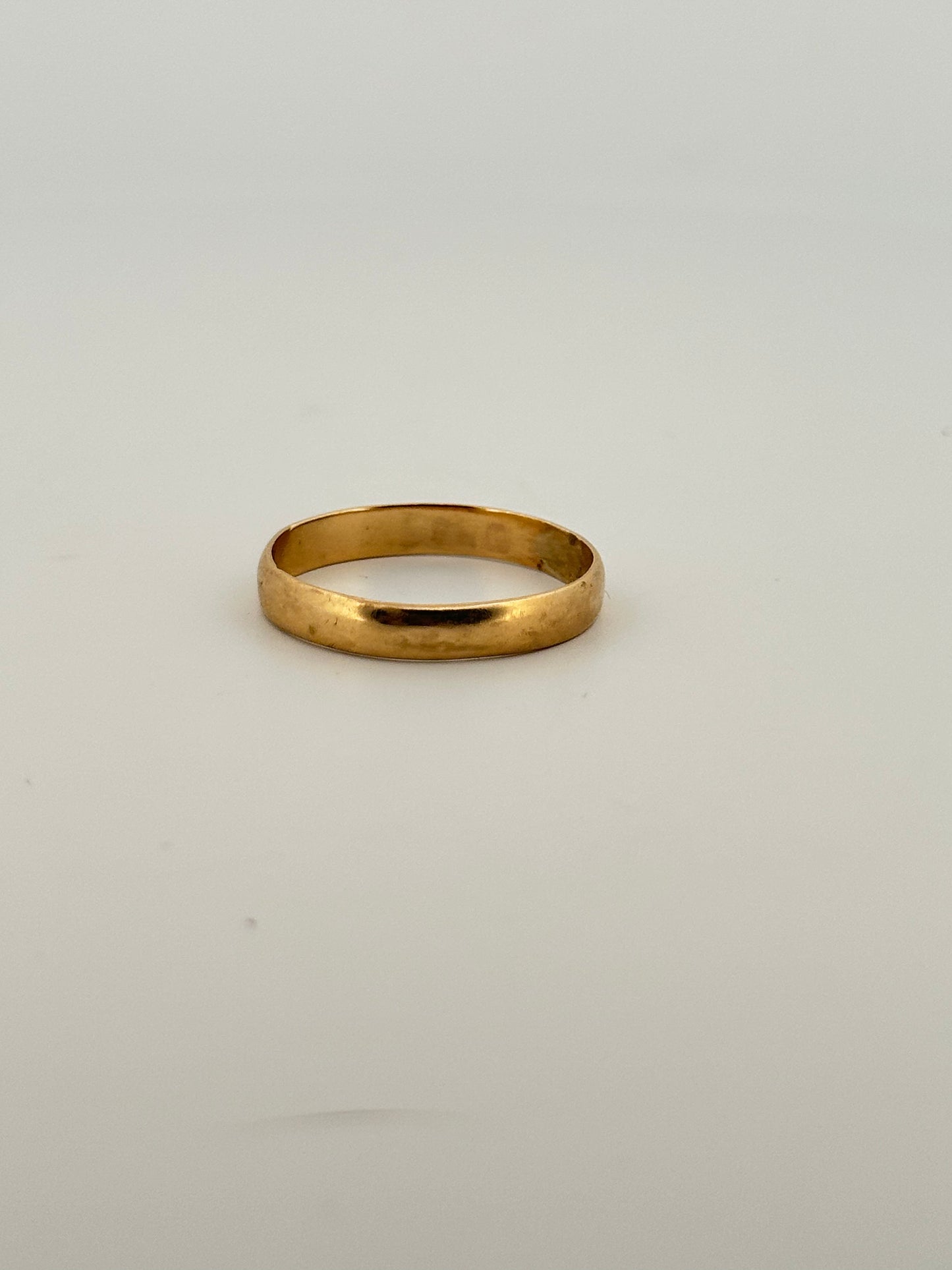 Vintage 14k plain yellow gold band