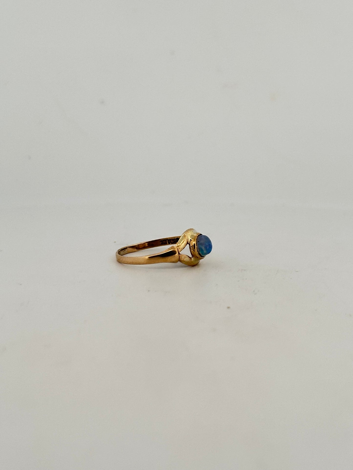 Antique Victorian opal baby ring